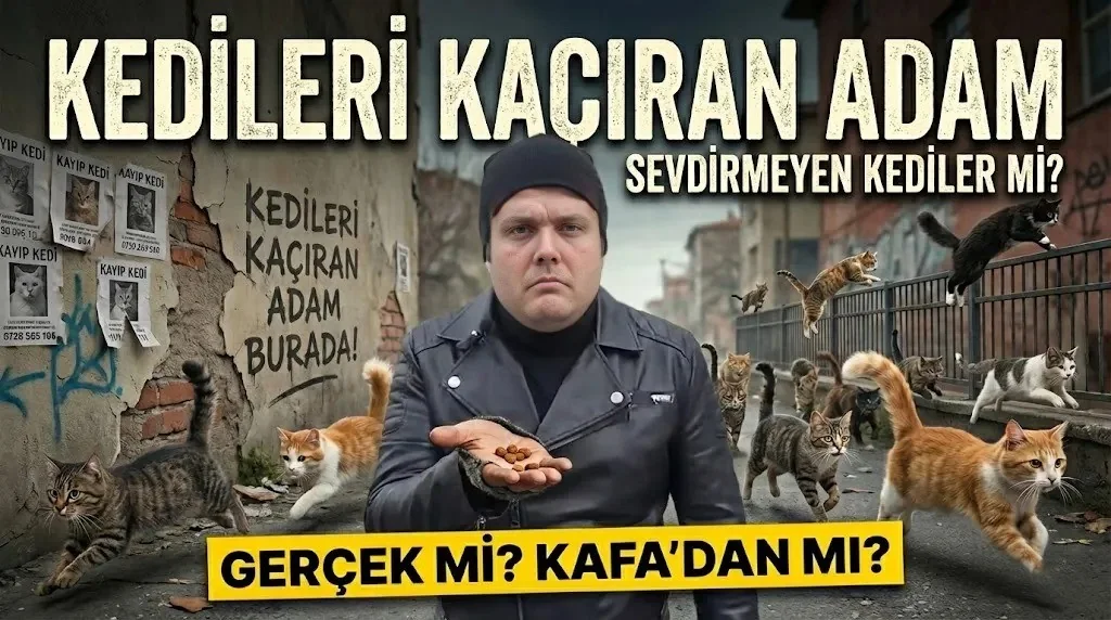 Kedileri Kaçıran Adam küçük resmi