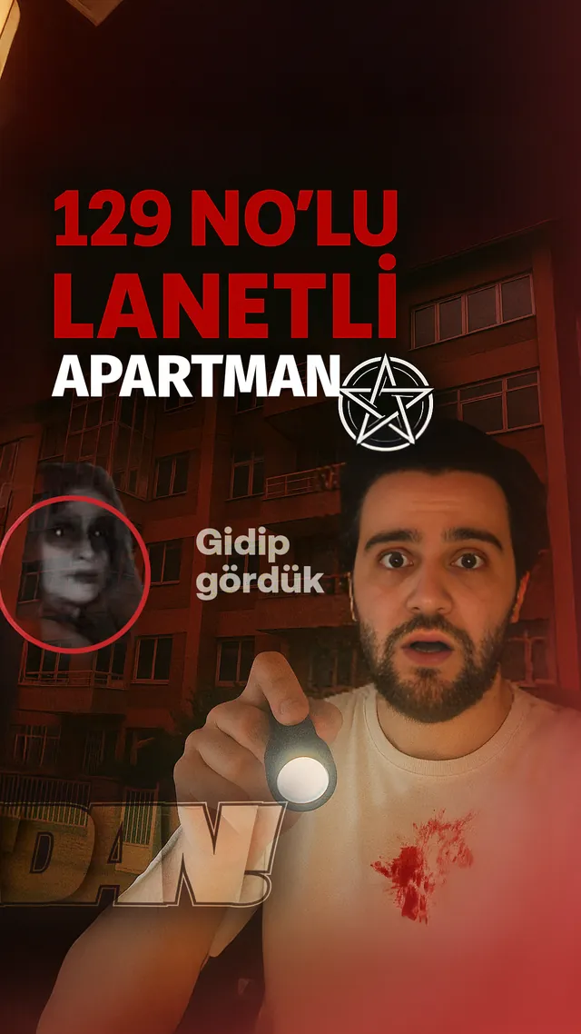 129 No'lu lanetli apartman: gidip gördük, elinde fener tutan adam