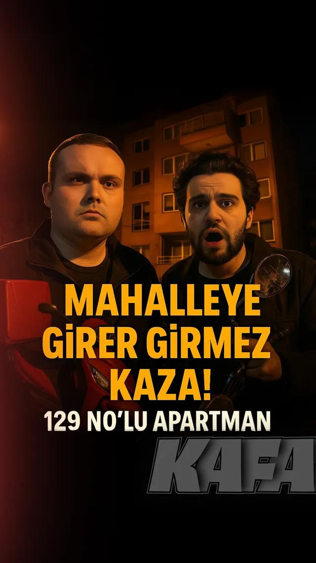 Mahalleye girer girmez kaza! İki adam