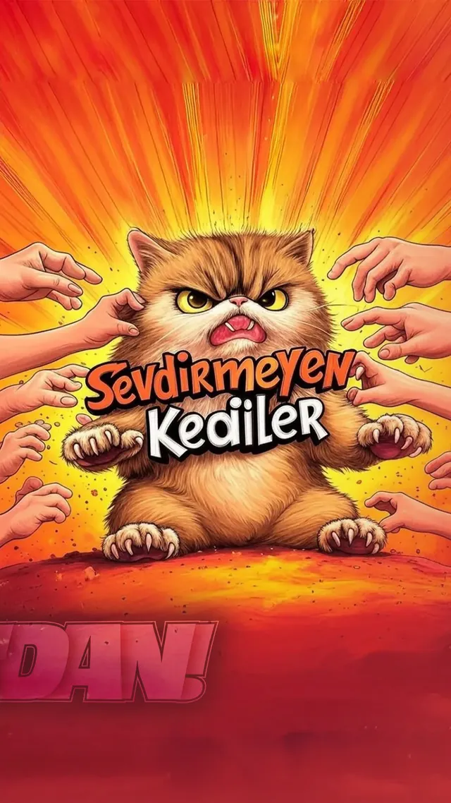 Sevdirmeyen kediler: öfkeli kedi ve uzanan eller